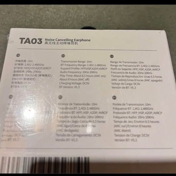 Knight & King TA03 Noise Cancelling Earphones - Picture 4 of 4